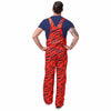 Detroit Tigers MLB Mens Tiger Stripe Thematic Bib Overalls