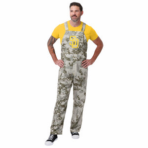 San Diego Padres MLB Mens Digital Camo Thematic Bib Overalls