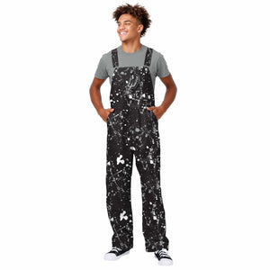San Antonio Spurs NBA Mens Paint Splatter Bib Overalls