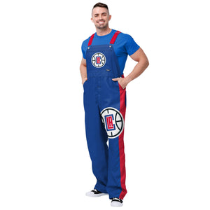 Los Angeles Clippers NBA Mens Team Stripe Bib Overalls