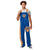 New York Knicks NBA Mens Team Stripe Bib Overalls