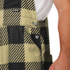 Colorado Buffaloes NCAA Mens Plaid Bib Overalls