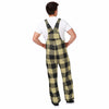 Colorado Buffaloes NCAA Mens Plaid Bib Overalls