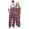 Florida Gators NCAA Mens Plaid Bib Overalls