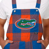 Florida Gators NCAA Mens Plaid Bib Overalls