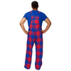 Kansas Jayhawks NCAA Mens Plaid Bib Overalls