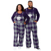 Kansas State Wildcats NCAA Mens Plaid Bib Overalls