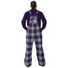 Kansas State Wildcats NCAA Mens Plaid Bib Overalls