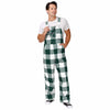 Michigan State Spartans NCAA Mens Plaid Bib Overalls