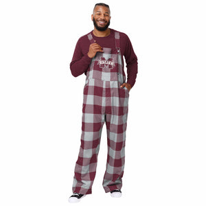 Mississippi State Bulldogs NCAA Mens Plaid Bib Overalls