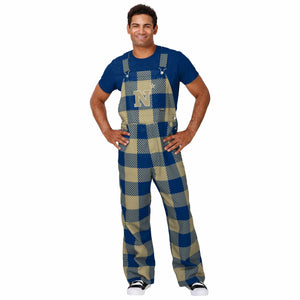 Navy Midshipmen NCAA Mens Plaid Bib Overalls