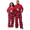 NC State Wolfpack NCAA Mens Plaid Bib Overalls