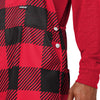 NC State Wolfpack NCAA Mens Plaid Bib Overalls