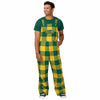 North Dakota State Bison NCAA Mens Plaid Bib Overalls