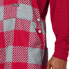 Ohio State Buckeyes NCAA Mens Plaid Bib Overalls