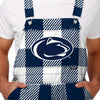 Penn State Nittany Lions NCAA Mens Plaid Bib Overalls