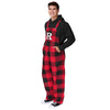 Rutgers Scarlet Knights NCAA Mens Plaid Bib Overalls