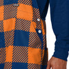 Syracuse Orange NCAA Mens Plaid Bib Overalls