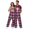 Texas A&M Aggies NCAA Mens Plaid Bib Overalls