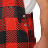 Texas Tech Red Raiders NCAA Mens Plaid Bib Overalls