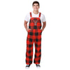 Texas Tech Red Raiders NCAA Mens Plaid Bib Overalls