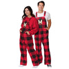 Maryland Terrapins NCAA Mens Plaid Bib Overalls