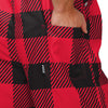 Maryland Terrapins NCAA Mens Plaid Bib Overalls