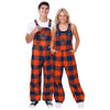 Virginia Cavaliers NCAA Mens Plaid Bib Overalls