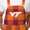 Virginia Tech Hokies NCAA Mens Plaid Bib Overalls