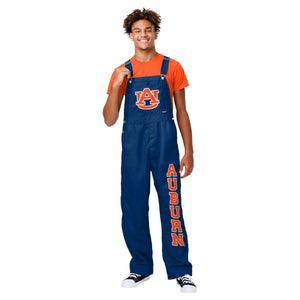 Auburn Tigers NCAA Mens Big Logo Bib Overalls