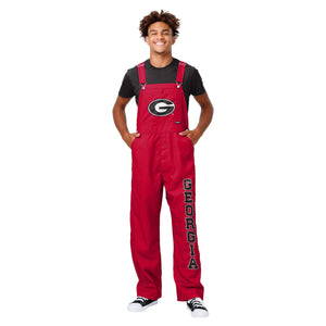 Georgia Bulldogs NCAA Mens Big Logo Bib Overalls