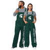 Michigan State Spartans NCAA Mens Big Logo Bib Overalls