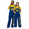 Michigan Wolverines NCAA Mens Big Logo Bib Overalls