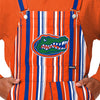 Florida Gators NCAA Mens Hyper Stripe Bib Overalls