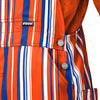 Florida Gators NCAA Mens Hyper Stripe Bib Overalls