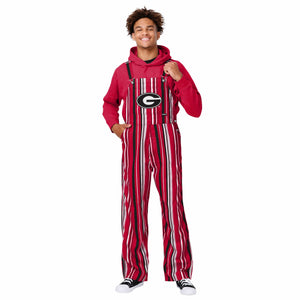 Georgia Bulldogs NCAA Mens Hyper Stripe Bib Overalls