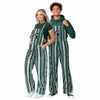 Michigan State Spartans NCAA Mens Hyper Stripe Bib Overalls