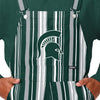 Michigan State Spartans NCAA Mens Hyper Stripe Bib Overalls