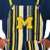 Michigan Wolverines NCAA Mens Hyper Stripe Bib Overalls