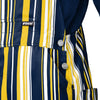 Michigan Wolverines NCAA Mens Hyper Stripe Bib Overalls