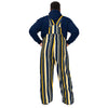 Michigan Wolverines NCAA Mens Hyper Stripe Bib Overalls