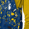 Michigan Wolverines NCAA Mens Paint Splatter Bib Overalls