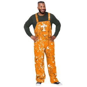 Tennessee Volunteers NCAA Mens Paint Splatter Bib Overalls