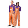 Clemson Tigers NCAA Mens Sideline Spirit Bib Overalls