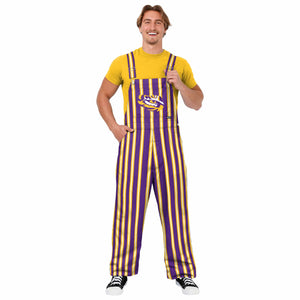 LSU Tigers NCAA Mens Sideline Spirit Bib Overalls