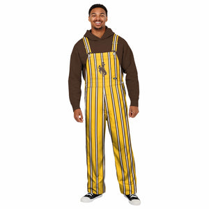 Wyoming Cowboys NCAA Mens Sideline Spirit Bib Overalls