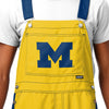 Michigan Wolverines NCAA Mens Team Stripe Bib Overalls