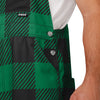 Philadelphia Eagles NFL Kelly Green Mens Plaid Bib Overalls