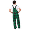 Philadelphia Eagles NFL Kelly Green Mens Plaid Bib Overalls