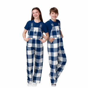 Dallas Cowboys NFL Youth Plaid Bib Overalls